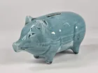  Preview image for Lot# 281 - ANTIQUE CERAMIC BLUE GLAZED P 