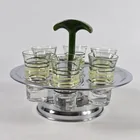  Preview image for Lot# 275 - ART DECO SHOT GLASS SET W/ HO 