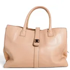  Preview image for Chanel Beige Leather Vintage CC Turnlock 