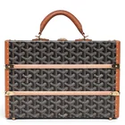  Preview image for Goyard "Grand Hotel Trunk" Bag Black/Tan 