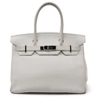  Preview image for Hermes "Birkin" 30cm White Epsom Leather 