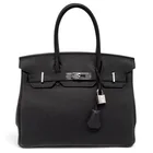  Preview image for Hermes "Birkin" 30cm Black Togo Leather 