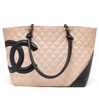  Preview image for Chanel "Cambon" Tote Quilted Beige 