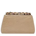  Preview image for Judith Leiber Beige Lizard Gemstone 