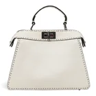  Preview image for Fendi Small "Peekaboo" White Selleria 