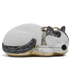  Preview image for Judith Leiber Sleeping Cat White Pearl 