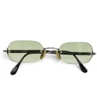  Preview image for Gold & Wood Green Rimless Wood 