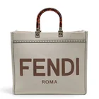  Preview image for Fendi "Sunshine" White Leather Tote Bag 