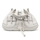  Preview image for Fendi White Selleria Leather Drawstring 