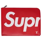  Preview image for Louis Vuitton x Supreme Red Epi Leather 