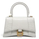  Preview image for Balenciaga XS "Hourglass" Bag White 