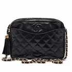  Preview image for Chanel Tassel Camera Bag Black Lizard 