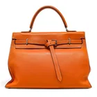  Preview image for Hermes "Kelly Flat" Sellier 35cm Orange 