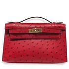  Preview image for Hermes "Kelly Pochette" Rouge Vif 