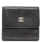  Preview image for Chanel Black Leather Tri-Fold CC Wallet 