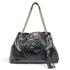  Preview image for Gucci "Soho" Black Patent Leather Chain 