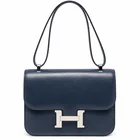  Preview image for Hermes "Constance" 24cm Blue Box Calf 