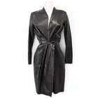  Preview image for Salvatore Ferragamo Black Leather Dress 