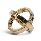  Preview image for Hermes Gold-Tone "Cosmos" Scarf Ring 