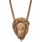  Preview image for Luca Razza Gold Leo Lion Head Chain 
