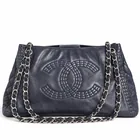  Preview image for Chanel "Coco Bengal" Blue Calfskin 