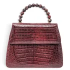  Preview image for Darby Scott Brown Alligator Beaded Stone 