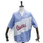  Preview image for Gucci Oversized Blue Cotton Logo Bowling 