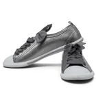  Preview image for Prada Silver Leather Women's Sneakers 