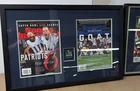  Preview image for Pair Of Patriots NFL Framed Pieces 