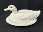  Preview image for Lot# 46 - Satin Glass Duck on Nest 