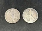 Preview image for Lot# 120 - (2) Walking Liberty Silver 1/ 
