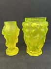  Preview image for Lot# 123 - (2) Uranium Glass Vases 