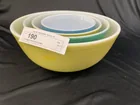  Preview image for Lot# 190 - (4) Vintage Pyrex Mixing Bowl 