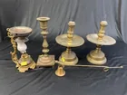  Preview image for Lot# 214 - Brass Candle Stands w/ Vapori 