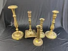  Preview image for Lot# 224 - (5) Brass Candlesticks 