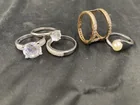  Preview image for Lot# 239 - (5) Sterling Silver Rings 