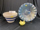  Preview image for Lot# 303 - Art Glass & Stoneware Bowls w 
