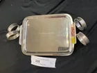  Preview image for Lot# 305 - Sterling Silver Tray w/ Napki 