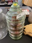  Preview image for Lot# 518 - Glass Canister w/ Wooden Appl 