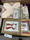  Preview image for Lot# 572 - Framed Watercolors w/ Silk Ha 