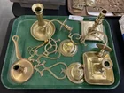  Preview image for Lot# 637 - Assortment of Brass Candlesti 