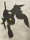  Preview image for Lot# 631 - Folk Art Witch Metal Silhouet 