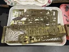  Preview image for Lot# 634 - Assortment of Brass Stencils 