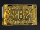  Preview image for Lot# 653 - Brass 1948 Maine License Plat 
