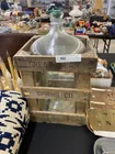  Preview image for Lot# 662 - Wood Case Water Bottle 