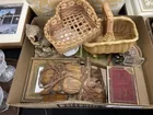 Preview image for Lot# 680 - Woven baskets w/ Decor 