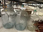  Preview image for Lot# 729 - 3 Glass Water Bottles 