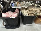  Preview image for Lot# 1060 - 2 Storage Totes of Comforter 