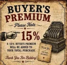  Preview image for Lot# 1b - 15% Buyer's Premium 