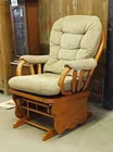  Preview image for Lot# 202 - Oak platform rocker glider w/ 